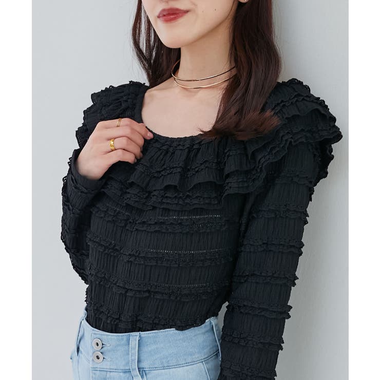 前後2wayカットレースフリルトップス | MAJESTIC LEGON  | 詳細画像20 