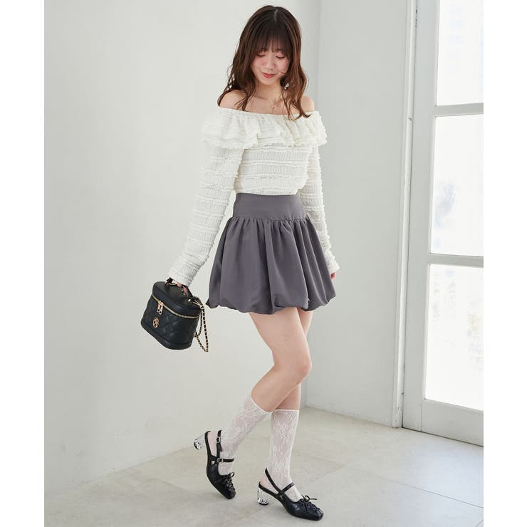 前後2wayカットレースフリルトップス | MAJESTIC LEGON  | 詳細画像3 