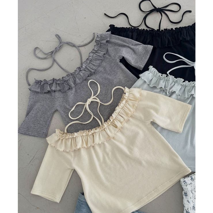 マルチwayチョーカーフリルトップス | MAJESTIC LEGON  | 詳細画像1 