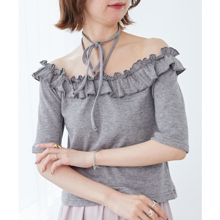 マルチwayチョーカーフリルトップス | MAJESTIC LEGON  | 詳細画像20 