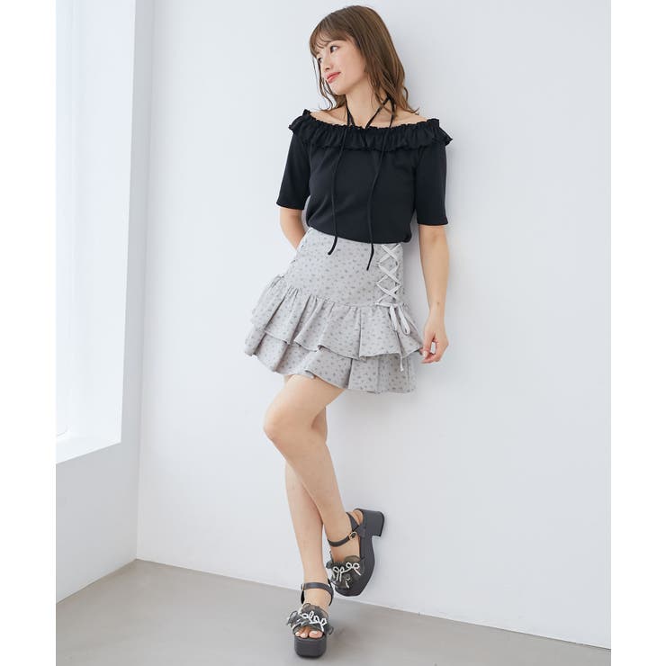 マルチwayチョーカーフリルトップス | MAJESTIC LEGON  | 詳細画像24 