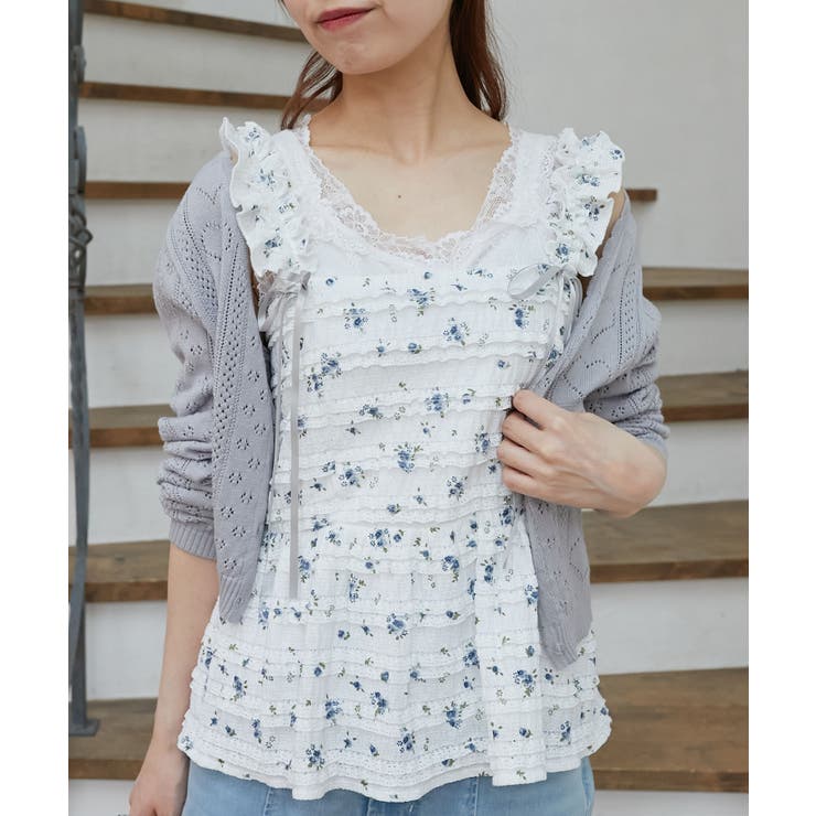 カットレースリボンキャミソール | MAJESTIC LEGON  | 詳細画像12 