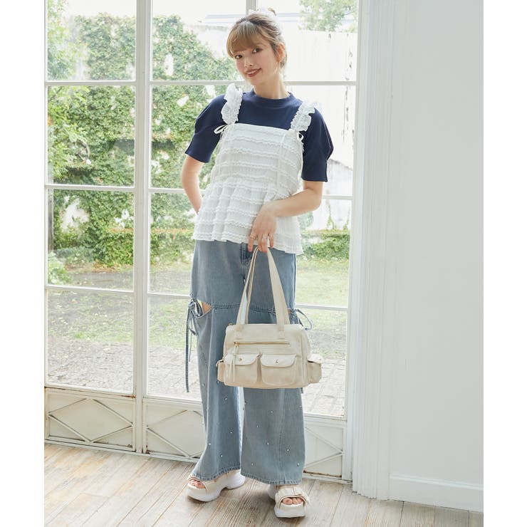 カットレースリボンキャミソール | MAJESTIC LEGON  | 詳細画像2 