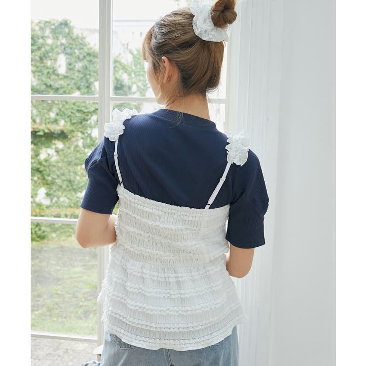 カットレースリボンキャミソール | MAJESTIC LEGON  | 詳細画像7 