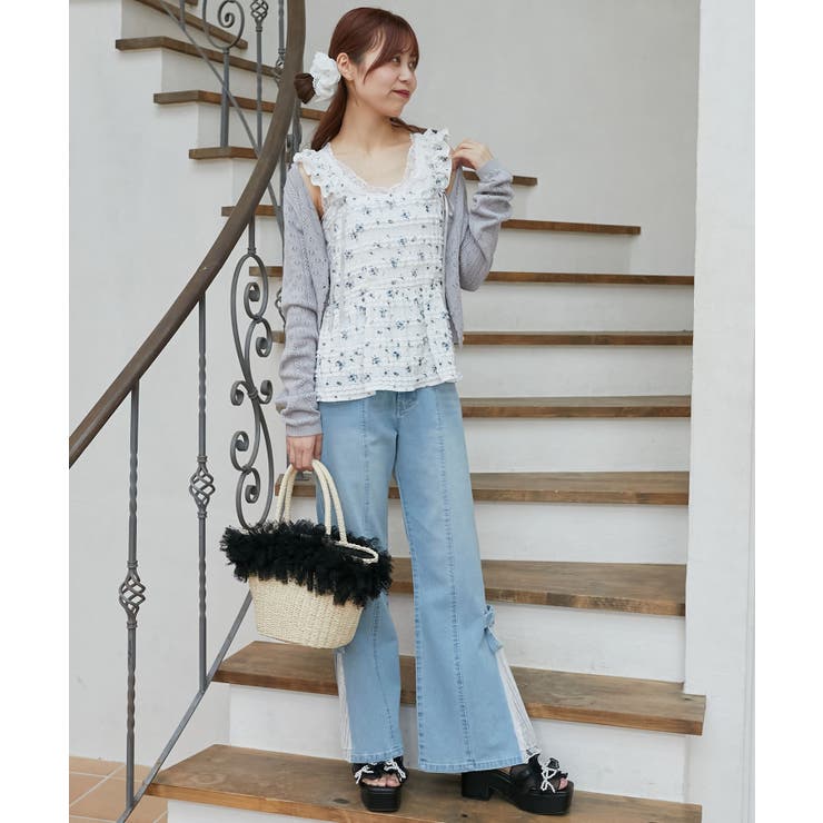 カットレースリボンキャミソール | MAJESTIC LEGON  | 詳細画像9 