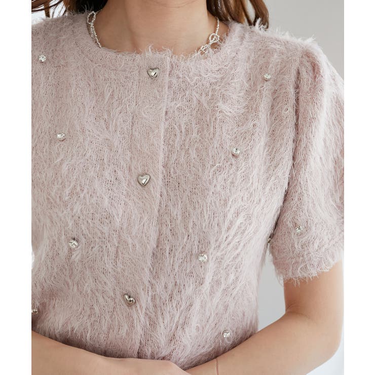 ☆ふわふわビジュートップス | MAJESTIC LEGON  | 詳細画像15 