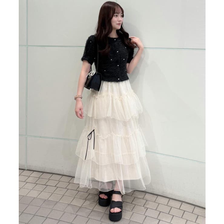 ☆ふわふわビジュートップス | MAJESTIC LEGON  | 詳細画像16 