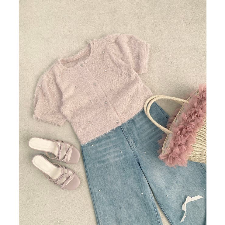 ☆ふわふわビジュートップス | MAJESTIC LEGON  | 詳細画像26 