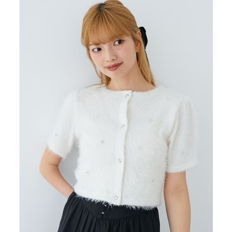 ☆ふわふわビジュートップス | MAJESTIC LEGON  | 詳細画像5 