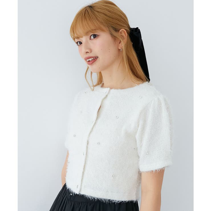 ☆ふわふわビジュートップス | MAJESTIC LEGON  | 詳細画像6 