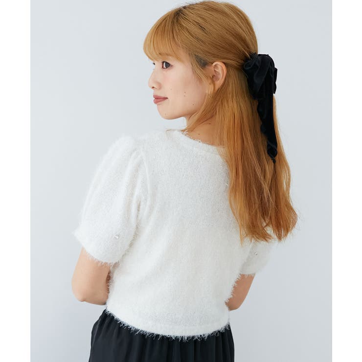 ☆ふわふわビジュートップス | MAJESTIC LEGON  | 詳細画像7 