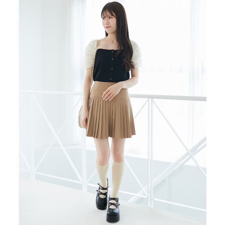 パールチェーン異素材トップス | MAJESTIC LEGON  | 詳細画像18 