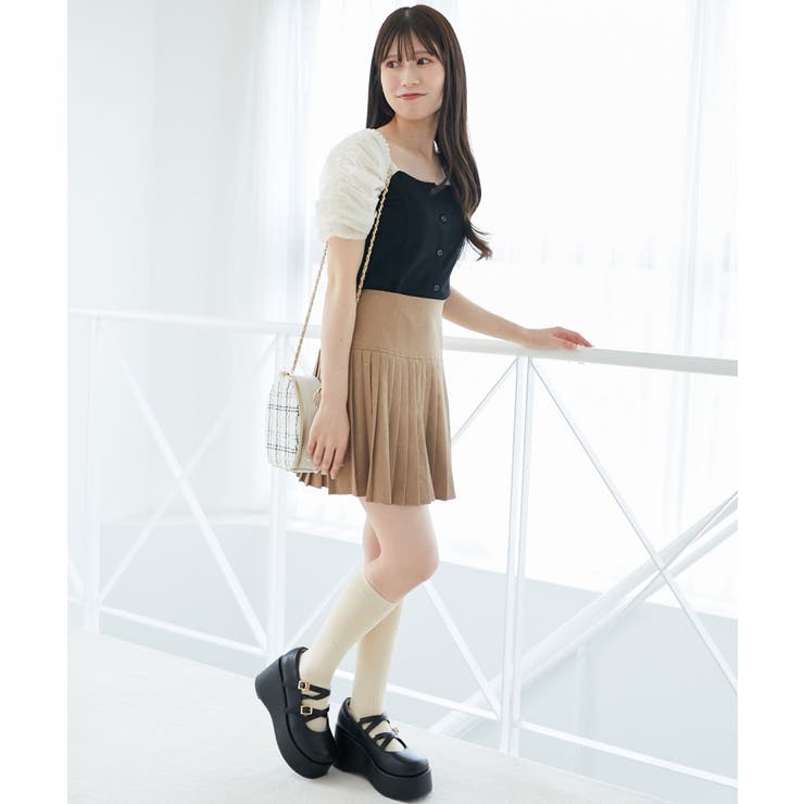 パールチェーン異素材トップス | MAJESTIC LEGON  | 詳細画像19 