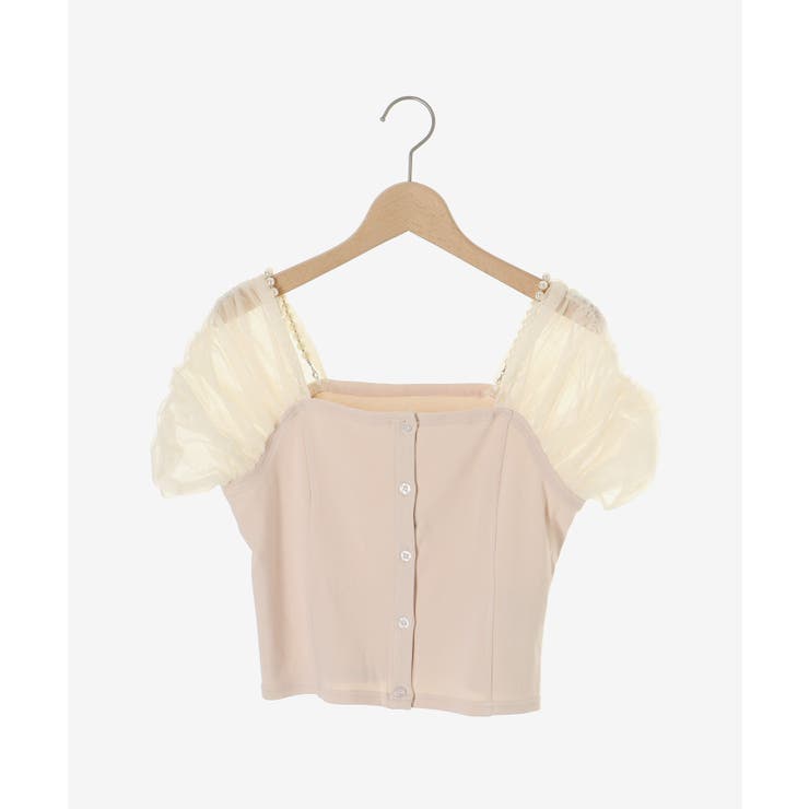 パールチェーン異素材トップス | MAJESTIC LEGON  | 詳細画像27 