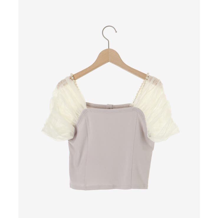 パールチェーン異素材トップス | MAJESTIC LEGON  | 詳細画像30 