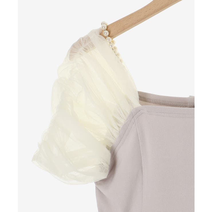 パールチェーン異素材トップス | MAJESTIC LEGON  | 詳細画像32 