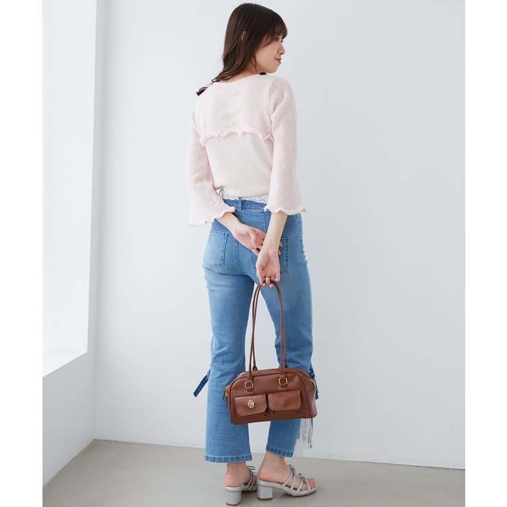 デコルテオープンメッシュニット | MAJESTIC LEGON  | 詳細画像18 