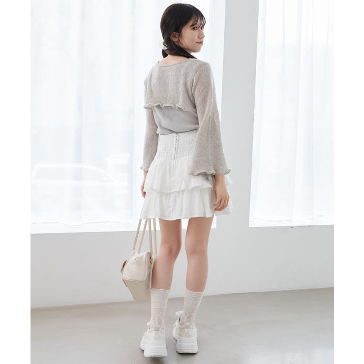 デコルテオープンメッシュニット | MAJESTIC LEGON  | 詳細画像26 