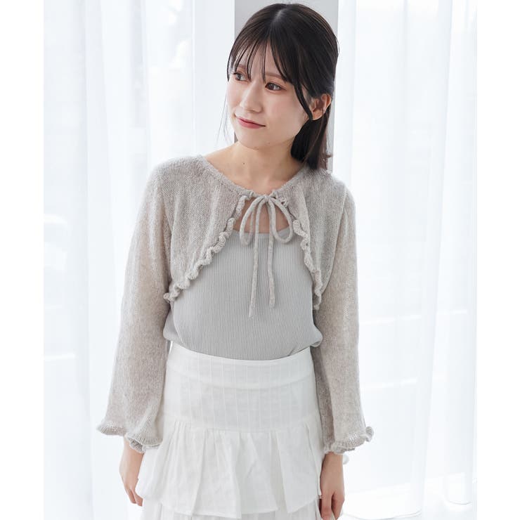 デコルテオープンメッシュニット | MAJESTIC LEGON  | 詳細画像27 