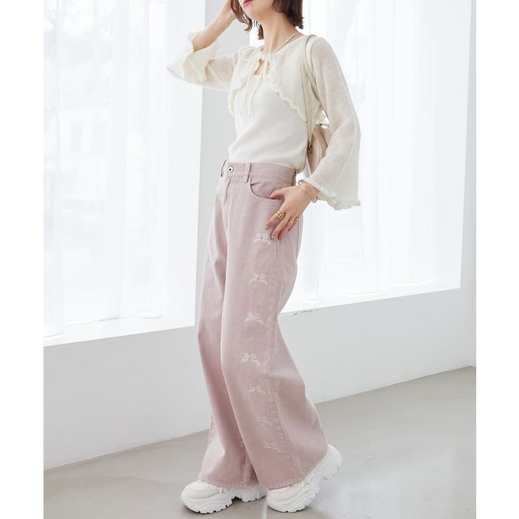 デコルテオープンメッシュニット | MAJESTIC LEGON  | 詳細画像3 