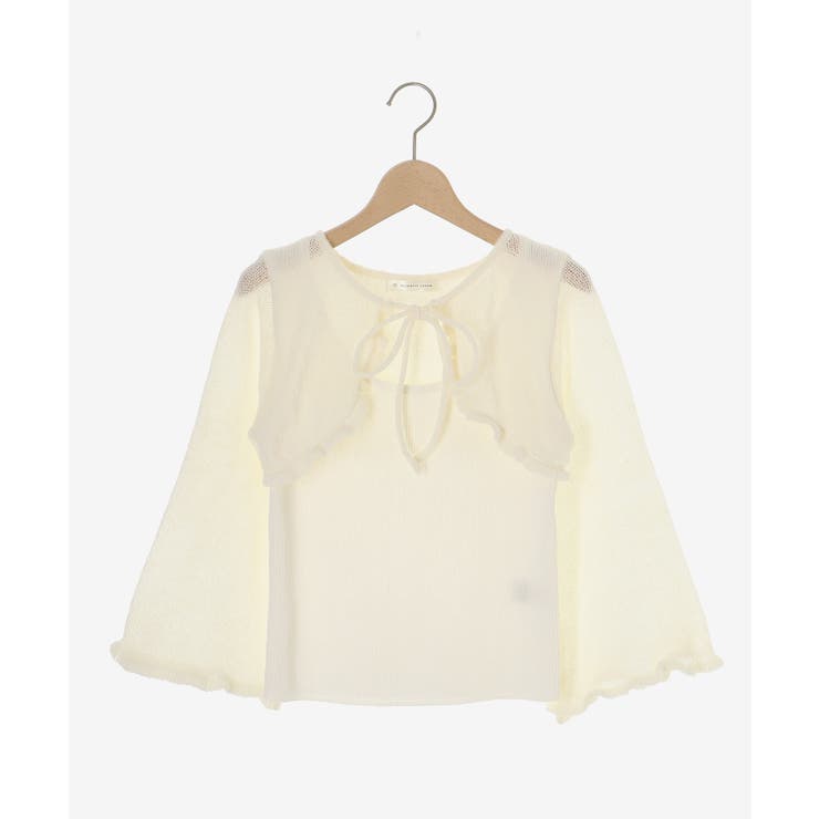 デコルテオープンメッシュニット | MAJESTIC LEGON  | 詳細画像38 