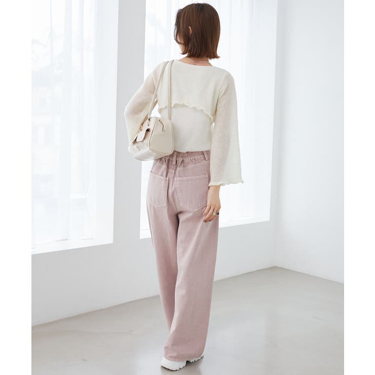 デコルテオープンメッシュニット | MAJESTIC LEGON  | 詳細画像4 