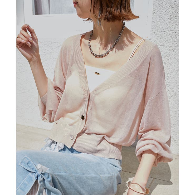 アソートボタンシアーカーディガン | MAJESTIC LEGON  | 詳細画像11 