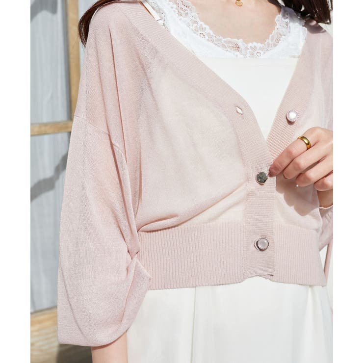 アソートボタンシアーカーディガン | MAJESTIC LEGON  | 詳細画像19 