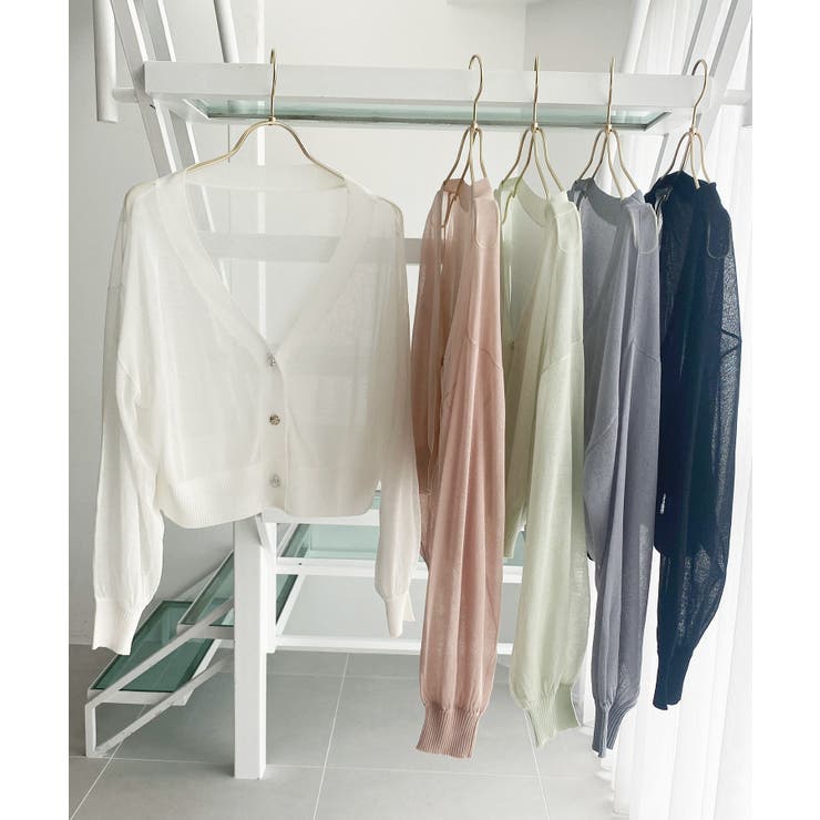 アソートボタンシアーカーディガン | MAJESTIC LEGON  | 詳細画像2 