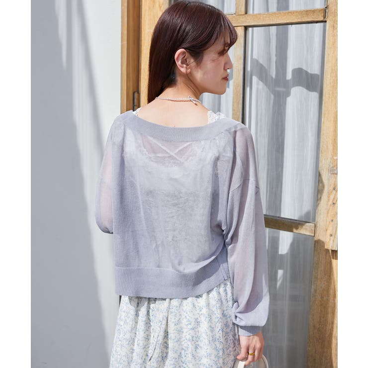 アソートボタンシアーカーディガン | MAJESTIC LEGON  | 詳細画像27 