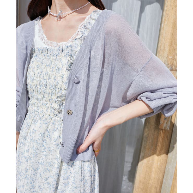 アソートボタンシアーカーディガン | MAJESTIC LEGON  | 詳細画像28 