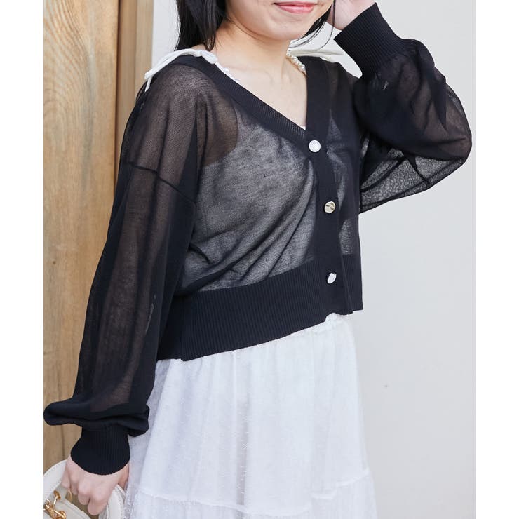 アソートボタンシアーカーディガン | MAJESTIC LEGON  | 詳細画像38 