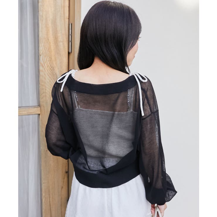 アソートボタンシアーカーディガン | MAJESTIC LEGON  | 詳細画像39 