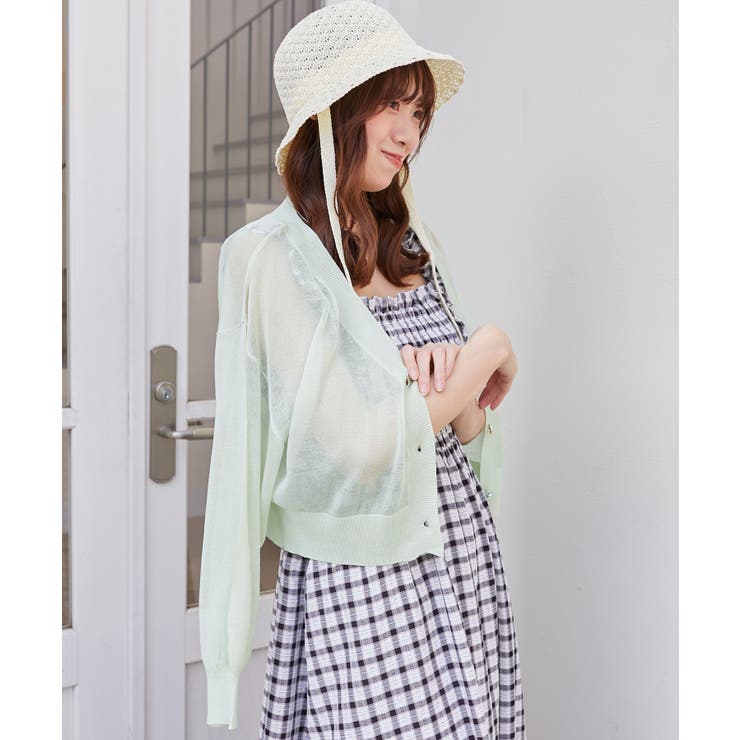 アソートボタンシアーカーディガン | MAJESTIC LEGON  | 詳細画像48 