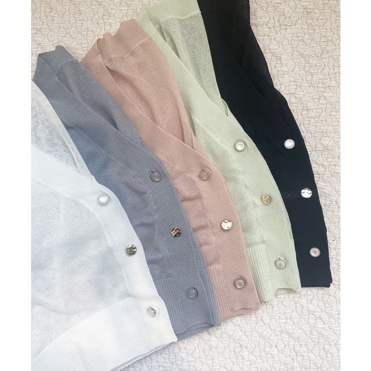 アソートボタンシアーカーディガン | MAJESTIC LEGON  | 詳細画像50 