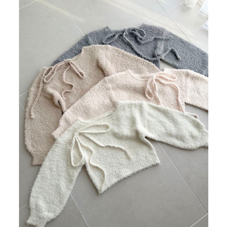 チョーカー付きプードルニット | MAJESTIC LEGON  | 詳細画像28 