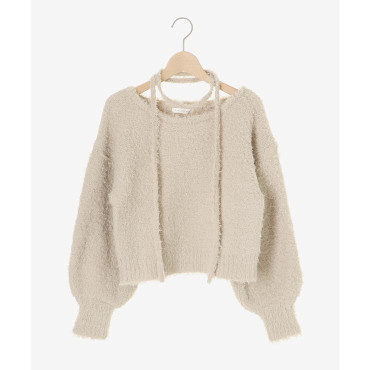 チョーカー付きプードルニット | MAJESTIC LEGON  | 詳細画像30 