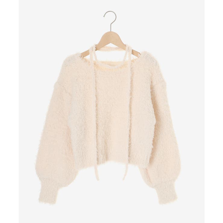 チョーカー付きプードルニット | MAJESTIC LEGON  | 詳細画像31 