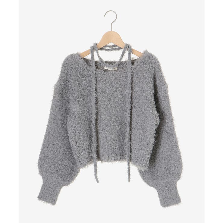 チョーカー付きプードルニット | MAJESTIC LEGON  | 詳細画像32 