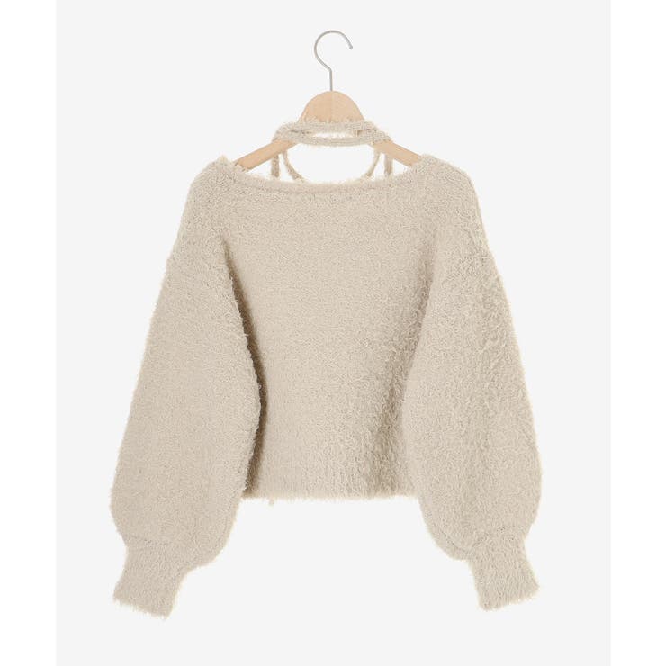 チョーカー付きプードルニット | MAJESTIC LEGON  | 詳細画像33 