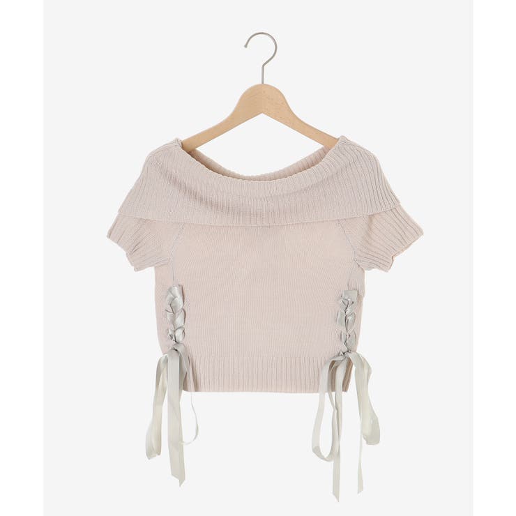 レースアップオフショルニット | MAJESTIC LEGON  | 詳細画像38 