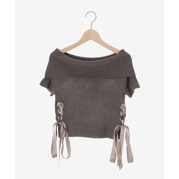 レースアップオフショルニット | MAJESTIC LEGON  | 詳細画像39 