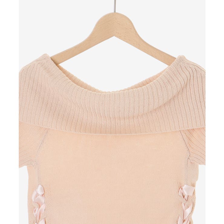 レースアップオフショルニット | MAJESTIC LEGON  | 詳細画像41 