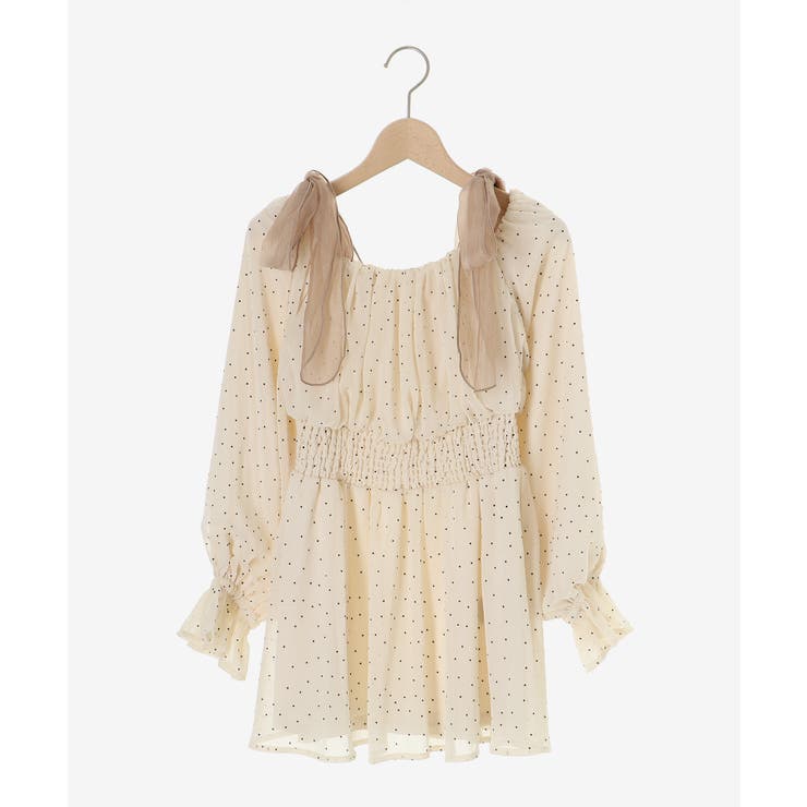 ショルダーリボンオフショルチュニック | MAJESTIC LEGON  | 詳細画像37 