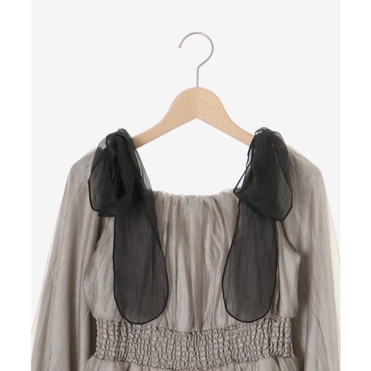 ショルダーリボンオフショルチュニック | MAJESTIC LEGON  | 詳細画像41 