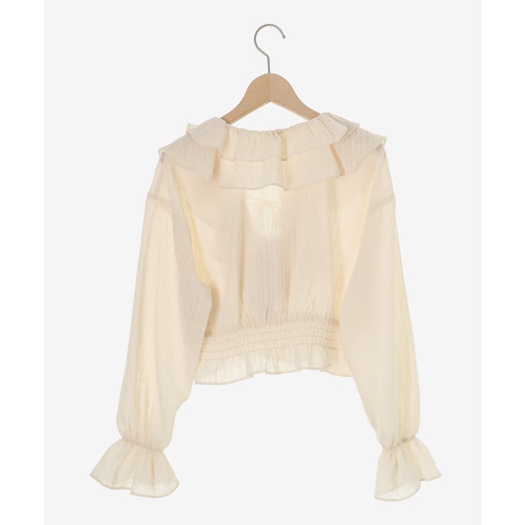 フロントリボンシアーフリルブラウス | MAJESTIC LEGON  | 詳細画像26 