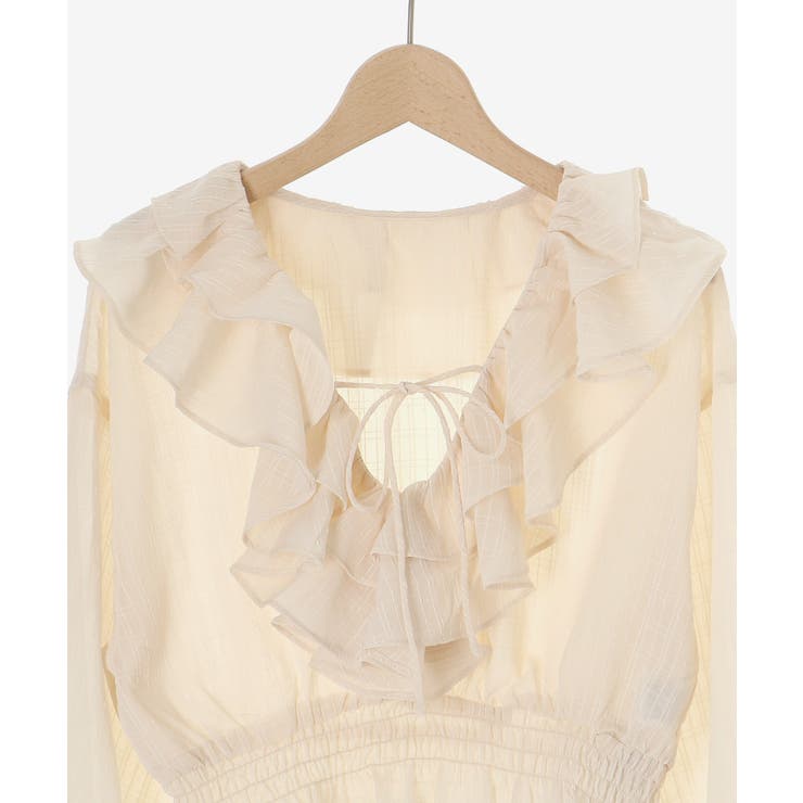 フロントリボンシアーフリルブラウス | MAJESTIC LEGON  | 詳細画像27 