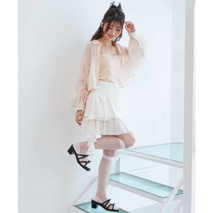 キラキラドロストシアーシャツ | MAJESTIC LEGON  | 詳細画像10 