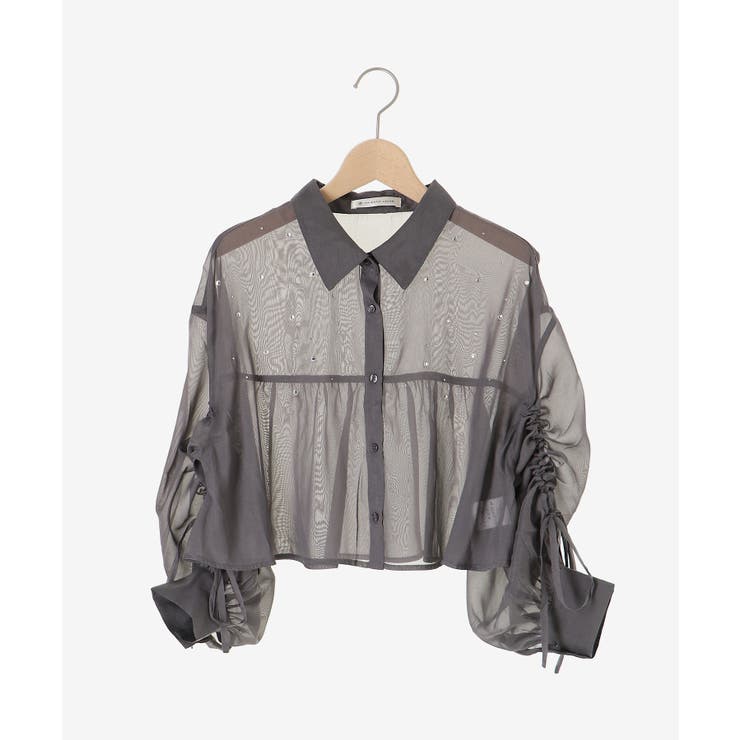 キラキラドロストシアーシャツ | MAJESTIC LEGON  | 詳細画像32 