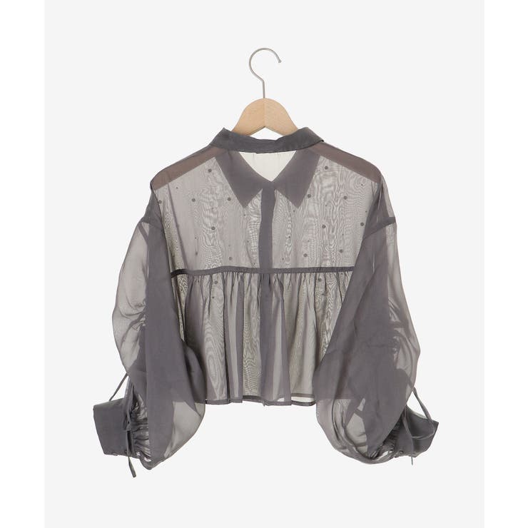 キラキラドロストシアーシャツ | MAJESTIC LEGON  | 詳細画像33 